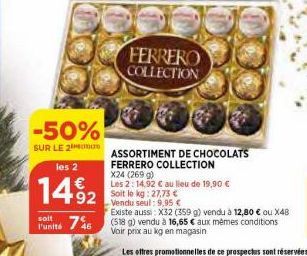 chocolats Ferrero Rocher