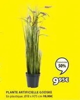 plante artificielle godske en plastique 18 xh5 cm 49,99€  9⁹5€  50% 