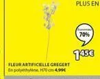 fleur artificielle gregert en polyethylene, h70cm 4,99€  70%  145€ 