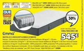 matelas à ressorts 