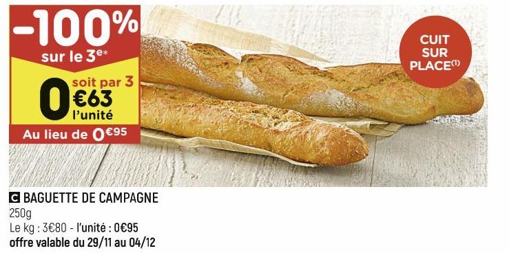 baguette de campagne