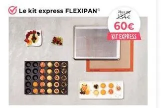 le kit express flexipan  plus  134€  60€ kit express 