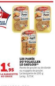 nuggets de poulet Le gaulois