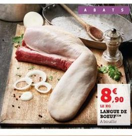 TS  ,90  LE KG LANGUE DE  BOEUF  Abouillir 