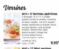 315-6 verrines apéritives 141151  tinaw  are fr  la  de  9,95€  s 