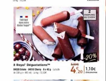 GELDE  a Royal Dégustations™ $432004310 Charry-842- PARFUMI AU CHOIX  -20%  4.201  1,10€ 