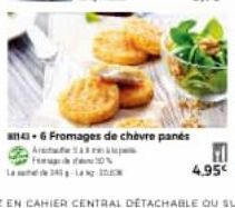 1143-6 Fromages de chèvre panés Artemiljes 