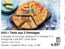 1972 Tarte aux 3 fromages  A  23  Genta % 21 %  4.95€ 