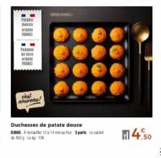 Patates  TRASE  Pu  Duchesses de patate douce  A 1214  3part  450g-lag: 10  4.50 