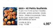 8229-40 Petits feuilletés  A 12154 pren  lang  34  4.95€ 