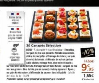 canapés 