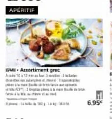 3744-assortiment grec a123  h  6.95€ 