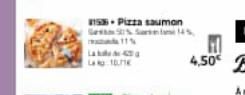 15. Pizza saumon  La  La 10.7  