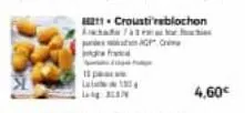 1 la  8211 croustieblochon acta 741  4,60€ 