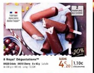 GELDE  a Royal Dégustations™ $432004310 Charry-842- PARFUMI AU CHOIX  -20%  4.201  1,10€ 