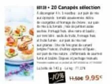 canapés 