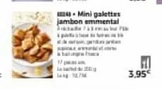 24-mini galettes jambon emmental  e  l  p  was  f 3,95€ 