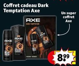 coffret cadeau Axe