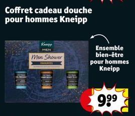 Coffret cadeau douche pour hommes Kneipp  Kneipp MEN  Men Shower  INVOURITES  Ensemble  bien-être pour hommes Kneipp  9⁹⁹ 