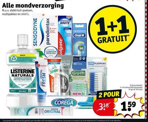 500mle  LISTERINE  NATURALS TANDBESCHERMING PROTECTION DENTS  MILD T  Alle mondverzorging  M.u.v. elektrisch poetsen, multipakken en mini's.  SENSODYNE  parodontax  CRYSTAL  Kulde  FRESH  WITH  COMPLE