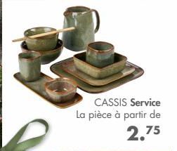 CASSIS Service La pièce à partir de  2.75 