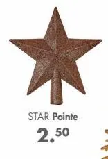 star pointe  2.50 