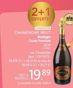 champagne brut Brut