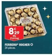 829  1 17.40  FERRERO ROCHER O 24 pièces.  VEREIR 