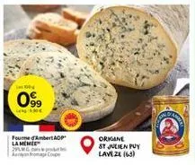 les 100  099  ame  fourme d'ambert adp la memer  29  cope  origine st julien puy laveze (63)  analy 