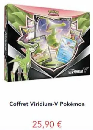 viridium  25,90 €  viridium  coffret viridium-v pokémon 