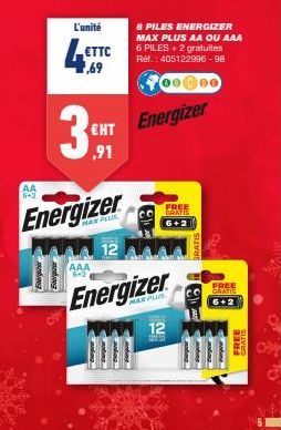 piles Energizer