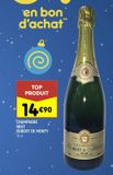 Champagne brut Rober De Monty offre à 14,9€ sur Leader Price