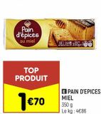 Pain d'épices miel offre à 1,7€ sur Leader Price
