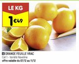 Orange feuille vrac offre à 1,49€ sur Leader Price