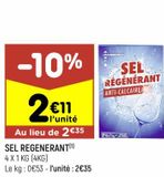Sel regenerant offre à 2,11€ sur Leader Price