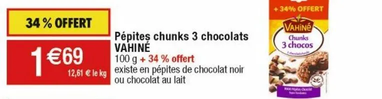 chocolats vahiné