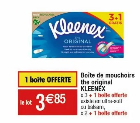 mouchoir kleenex