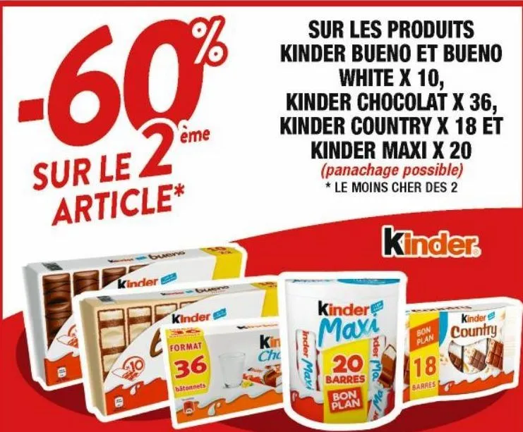 chocolat au lait kinder