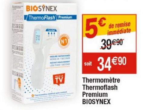thermomètre thermoflash premium biosynex