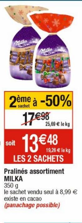 Pralinés assortiment Milka