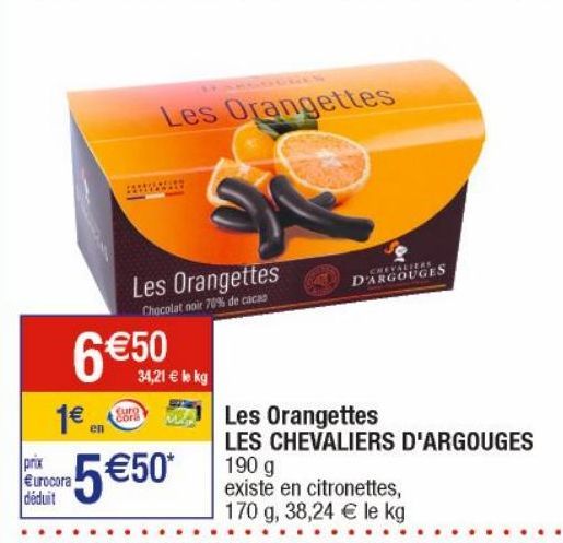 Les Orangettes LES CHEVALIERS D'ARGOUGES 