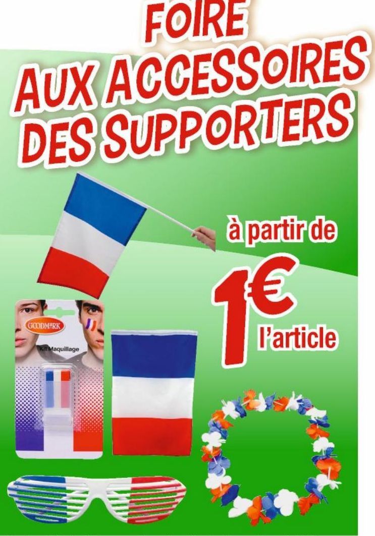 Foire aux accessoires des supporters 