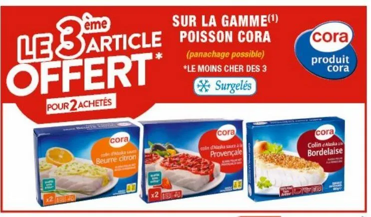 la gamme poisson cora