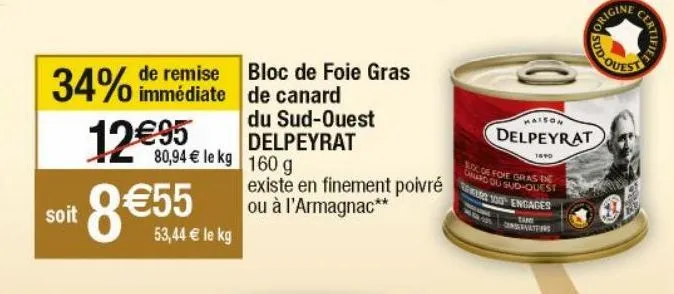 foie gras de canard delpeyrat