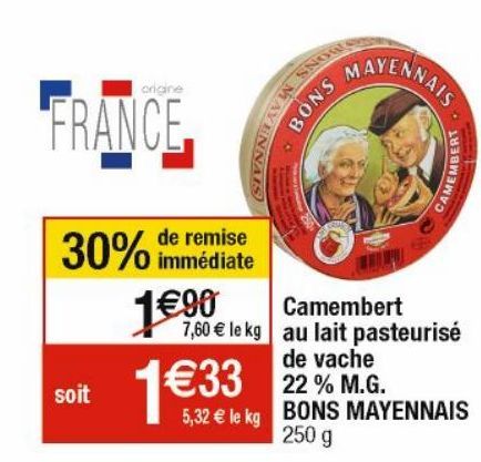 camembert Bons Mayennais