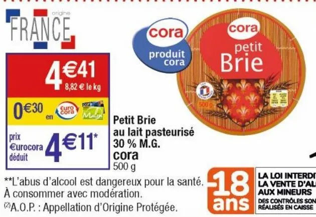 brie, camembert et fromages crémeux cora