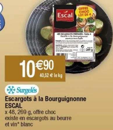 escargots escal