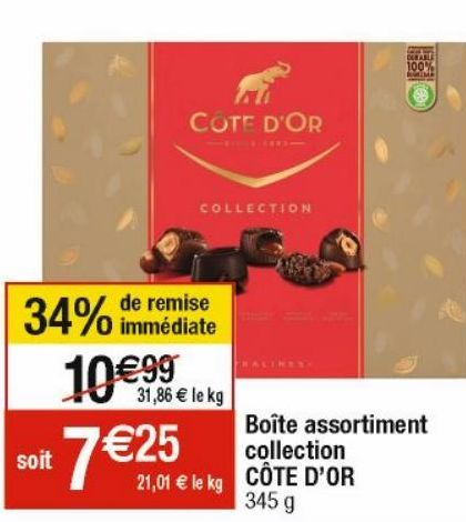 chocolats Côte d'or