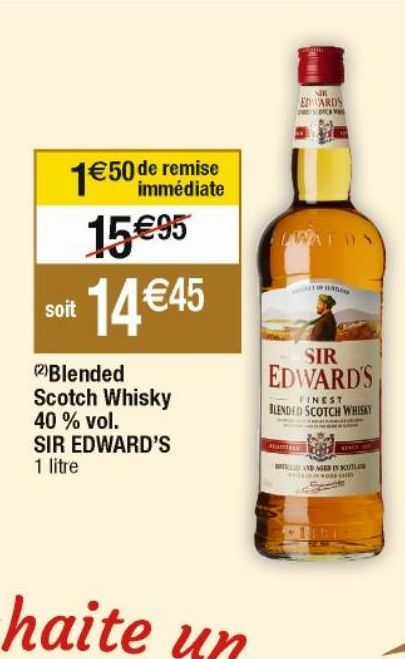 whisky Sir Edward's
