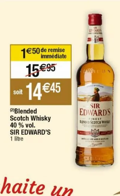 whisky sir edward's